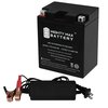Mighty Max Battery YTX14AH Battery Replacement for Yuasa YUAM72H4A With 12V 2Amp Charger MAX3870847